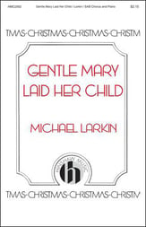 Gentle Mary Laid Her Child SAB choral sheet music cover